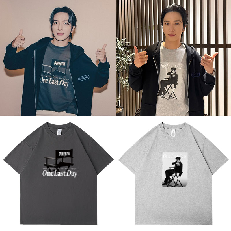 CNBLUE郑容和2026演唱会OneLastDay日本场周边同款短袖T体恤印花