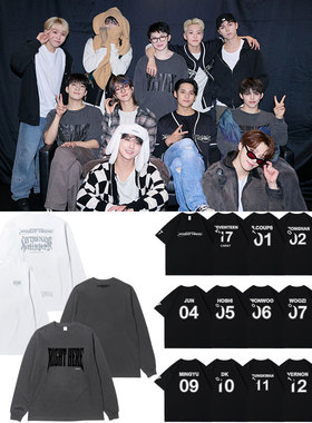 SEVENTEEN2024RIGHT HERE演唱会日本场周边同款衣服长短袖T恤纯棉