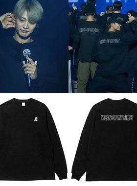 SHINee温流POPUP周边短袖T恤230g纯棉印花圆领打歌服男女