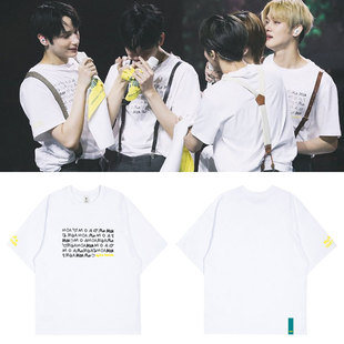 TXT崔然竣秀彬范奎姜泰贤休宁凯演唱会周边同款短袖T恤打歌衣服