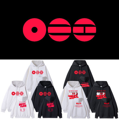 BTS防弹少年团演唱会周边卫衣服