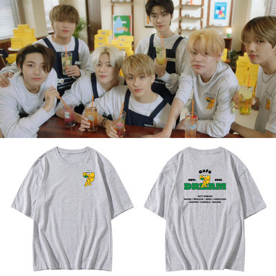 NCTDREAM咖啡馆同款短袖T恤衣服