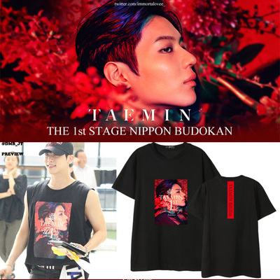 shinee李泰民周边同款短袖t恤