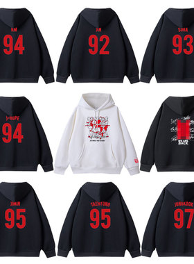 防弹2026-2027世巡演唱会ARIRANG周边同款卫衣拉链开衫外套男女装