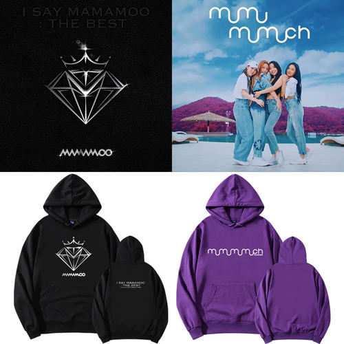 mamamoo周边印花同款卫衣连帽衫