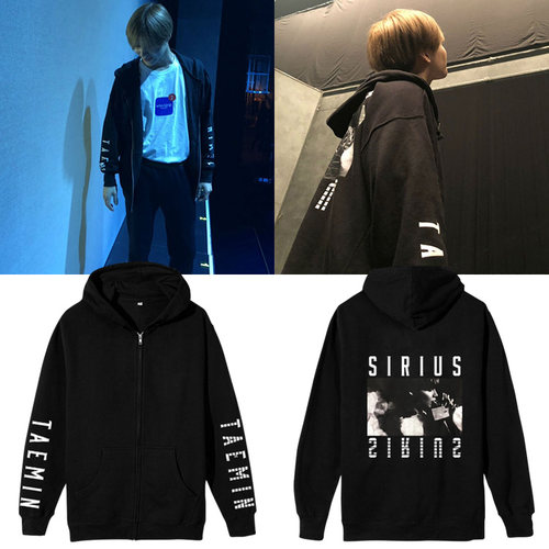 演唱会拉链开衫加绒打歌SHINee