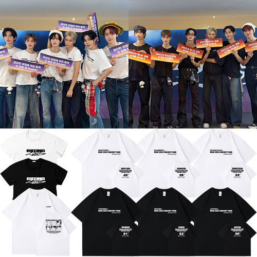 RIIZE演唱会周边衣服同款短袖T恤