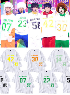 NCT DREAM Candy打歌衣服李马克帝努罗渽民楷灿朴志晟同款短袖T恤