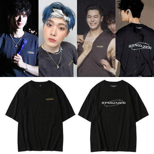 ASTRO The 3rd ASTROAD STARGAZER演唱会同款短袖T恤宽松打歌衣服