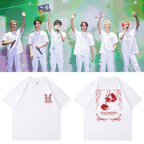 NCT DREAM2024世巡演唱会DreamScape雅加达场周边同款短袖T恤衣服