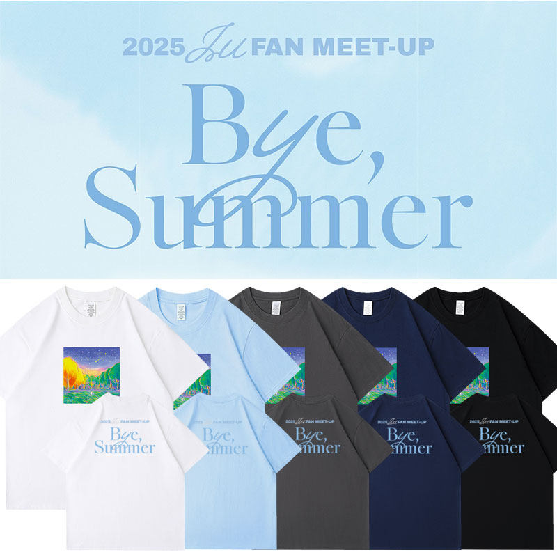 IU李知恩单曲ByeSummer演唱会周边衣服同款短袖T恤纯棉宽松打底衫