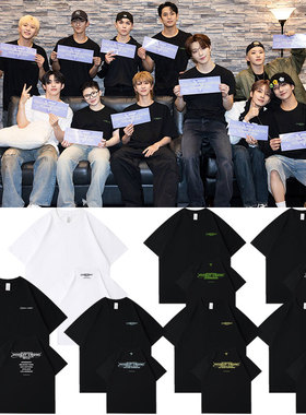 SEVENTEEN2024RIGHT HERE北美演唱会周边同款衣服纯棉印花短袖T恤