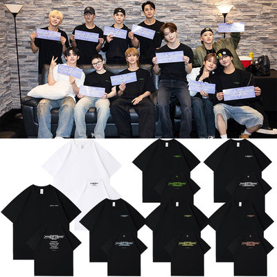 SEVENTEEN2024RIGHT HERE北美演唱会周边同款衣服纯棉印花短袖T恤