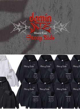 StrayKids2025世巡演唱会dominATE日本场周边同款衣服卫衣服开衫