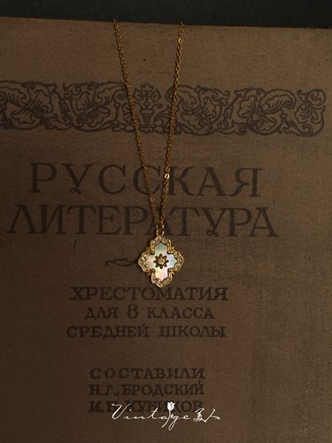 金色罗马中世纪复古宫廷项链