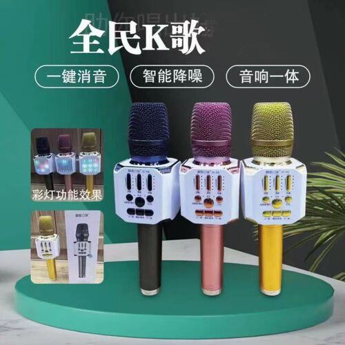 酷歌E族KG820式全民k歌手机唱家家用户外音响话筒高音质