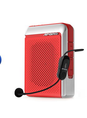 APORO T18UHF无线扩音器蓝牙大功率喇叭插卡U盘教学导游促销