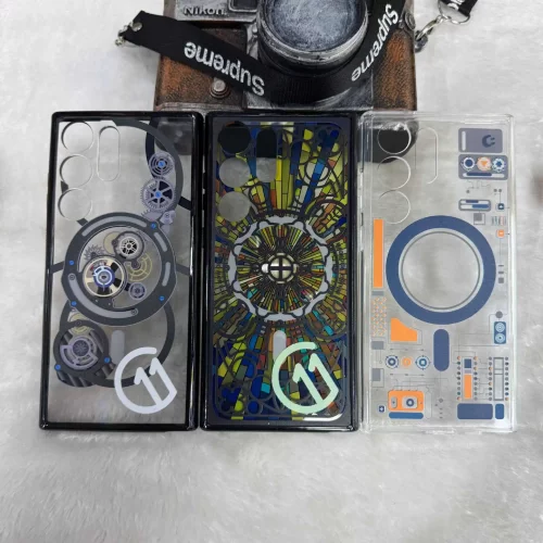 适用spigen电路板三星S25ultra机械磁吸手机壳24ultra梦想款科技