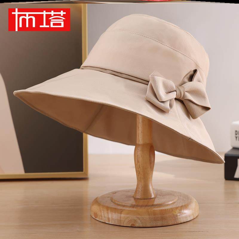 布塔春夏防紫外线遮阳帽女防紫外线渔夫帽蝴蝶结太阳帽优雅气质帽,服饰配件/皮带/帽子/围巾,帽子,淘宝优惠券,粉丝福利购,淘宝优惠卷