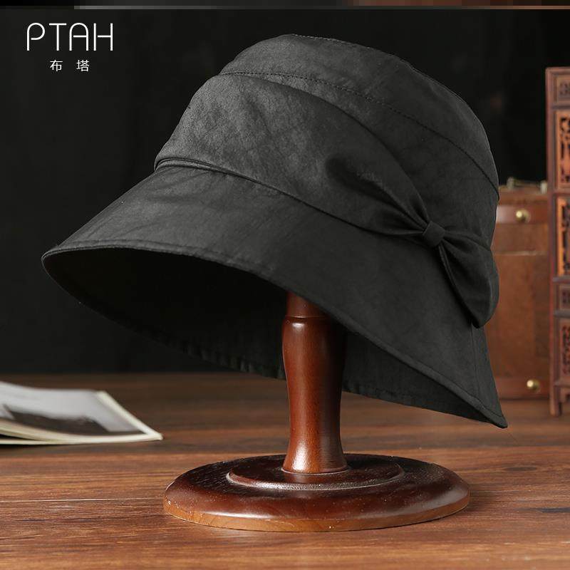 布塔优雅重磅桑蚕丝轻奢国风香云纱帽子女夏天复古妈妈防晒遮阳帽,服饰配件/皮带/帽子/围巾,帽子,淘宝优惠券,粉丝福利购,淘宝优惠卷