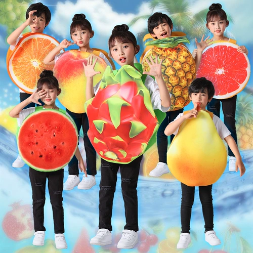 Хэллоуин детские творческие костюмы детская сада пищевая одежда.