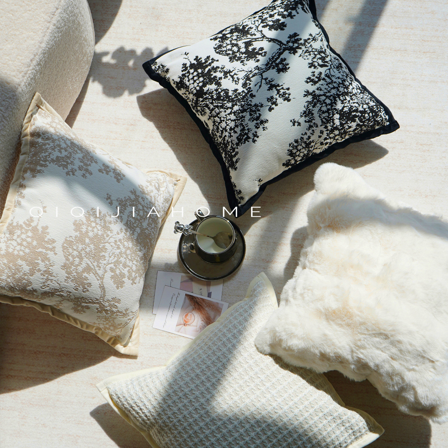 法式高级感沙发抱枕套