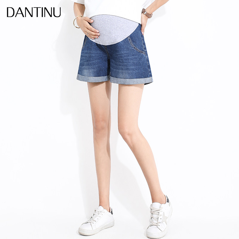 孕妇裤子夏季短裤潮妈外穿时尚牛仔宽松阔腿休闲打底大码薄款运动