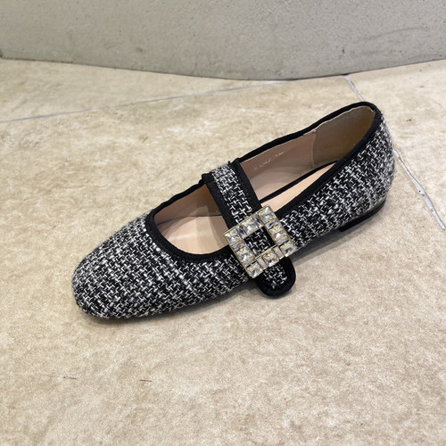 单鞋玛丽珍鞋优雅水钻