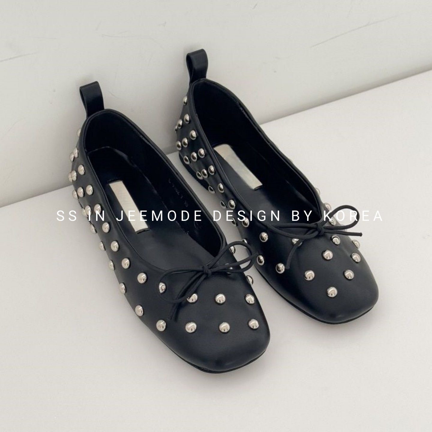 小池在首尔早春新款东大门铆钉玛丽珍鞋方头蝴蝶结芭蕾舞平底单鞋,女鞋,玛丽珍鞋,淘宝优惠券,粉丝福利购,淘宝优惠卷