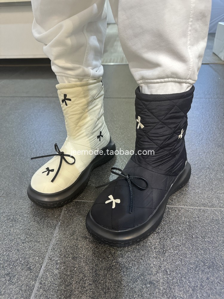 雪地冬季短靴毛毛女靴