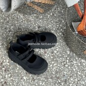 圆头厚底松糕休闲舒适魔术贴乐福懒人单鞋 小池在首尔24年秋季 新款