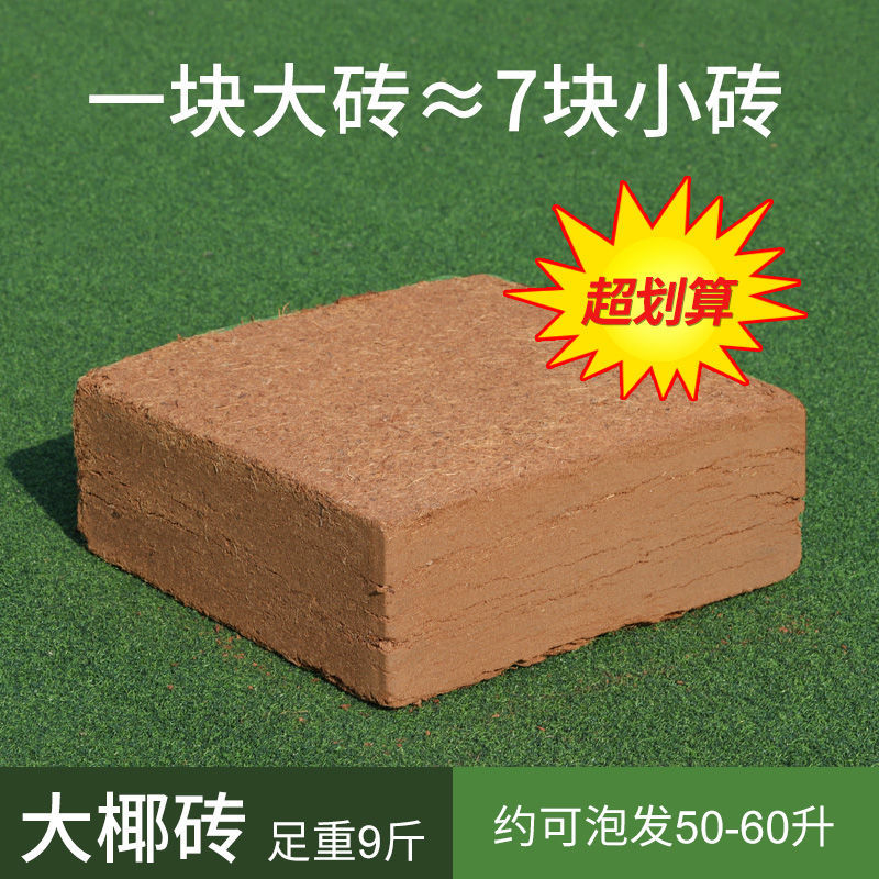 进口椰砖椰土椰糠砖兰花土种菜营配方介质/营养土