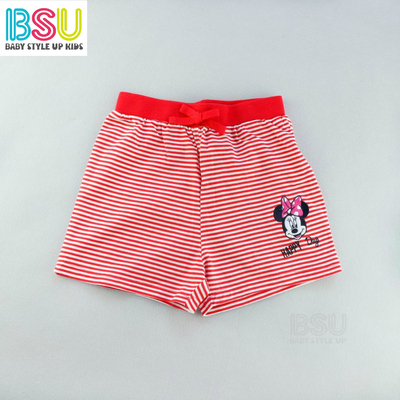 纯棉女童条纹休闲短裤