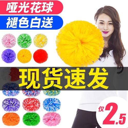 亚光啦啦操花球拉拉队手花花球啦啦队手拿花手摇花舞蹈演出花球