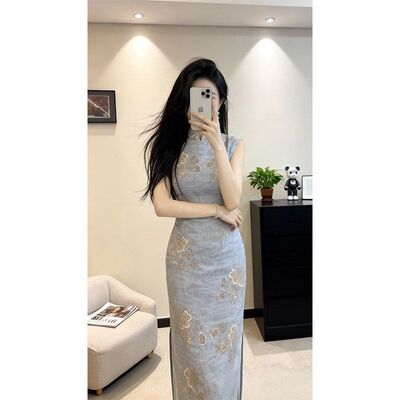 women qipao chinese dress cheongsam chipao【惜时花】2026新款