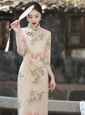 旗袍女chinese traditional dress cheongsam women chipao qipao