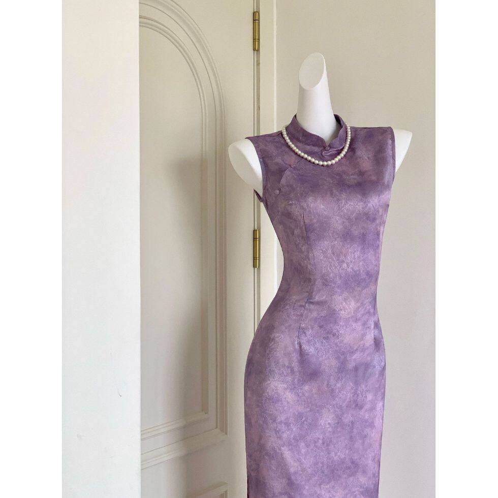 Women Qipao Cheongsam Chinese Dress Chipao旗袍【紫韵】新中式