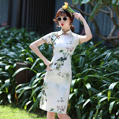 chinese traditional dress cheongsam women chipao qipao旗袍