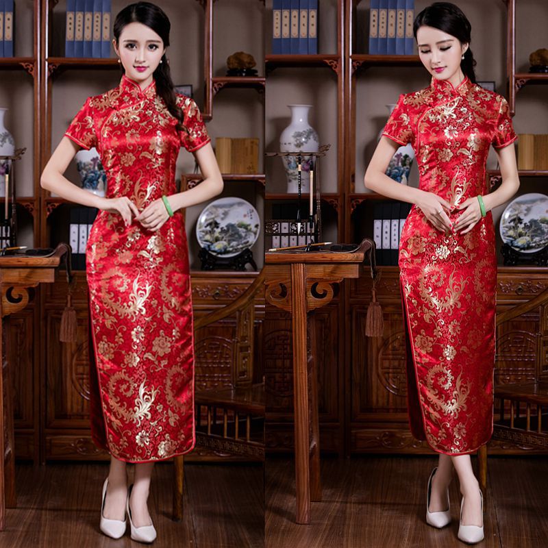Chinese Dress Women Sexy Qipao Retro Classic Cheongsam旗袍