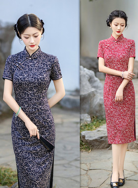 quality cheongsam chinese traditional qipao dress旗袍复古
