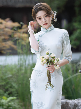 女旗袍chinese traditional dress cheongsam women chipao qipao
