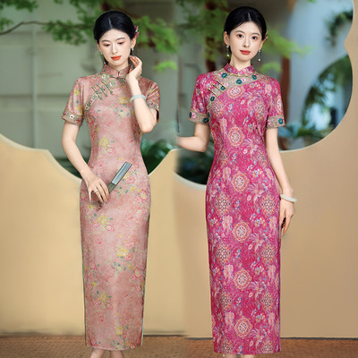 旗袍女qipao cheongsam chinese traditional  dress chipao民国