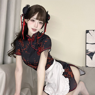 sexy women dress cheongsam短旗袍 retro classic qipao chinese