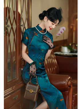 quality cheongsam chinese traditional qipao dress旗袍民国