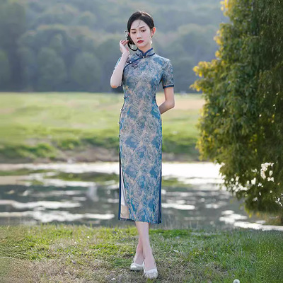 chinese traditional dress cheongsam women qipao旗袍plus size