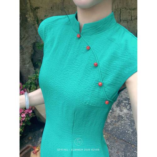 qipao chinese traditional dress cheongsam chipao碧城曲'2026