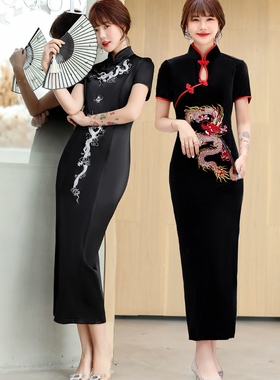 Cheongsam Chinese Dress Retro Chipao traditional Qipao旗袍女