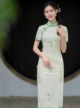 chinese traditional dress cheongsam women chipao qipao旗袍女