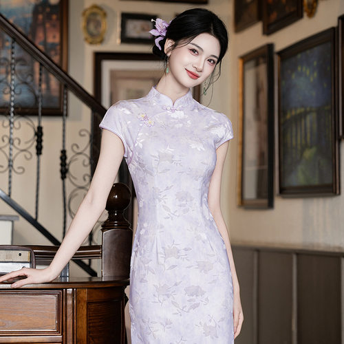 旗袍qipao cheongsam chinese traditional  dress chipao新中式
