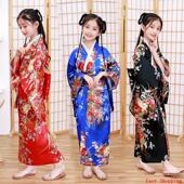 Japanese女童和服浴袍日式 Girls Dress Girl 表演服公主裙 Kimono